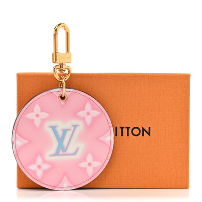 Louis Vuitton Calfskin Monogram Valentines Day Illustre Bag Charm Key Holder Rose Clair 5 of 5