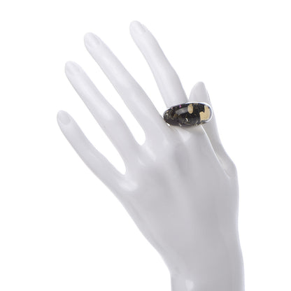 Louis Vuitton Resin Swarovski Crystal Inclusion Ring Amarante 2 of 6