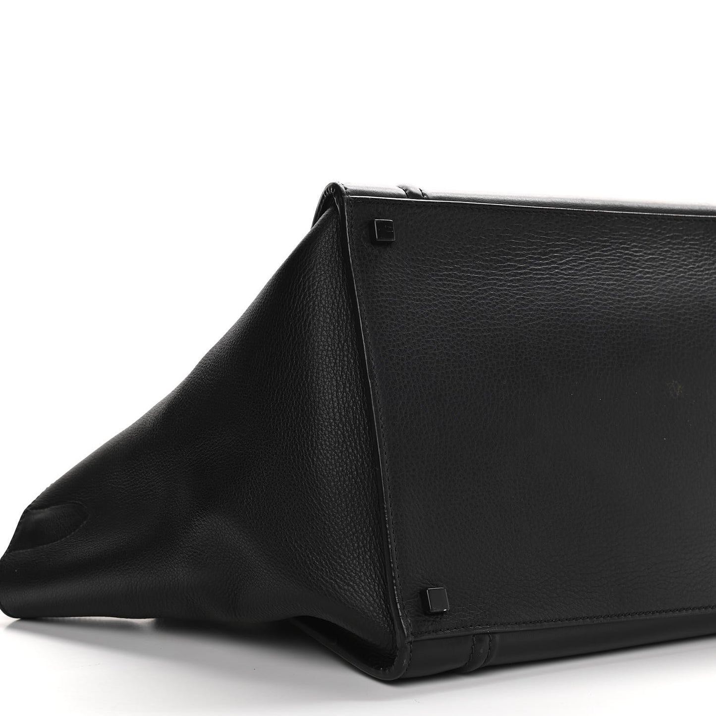 Smooth Calfskin Medium Phantom Luggage Black