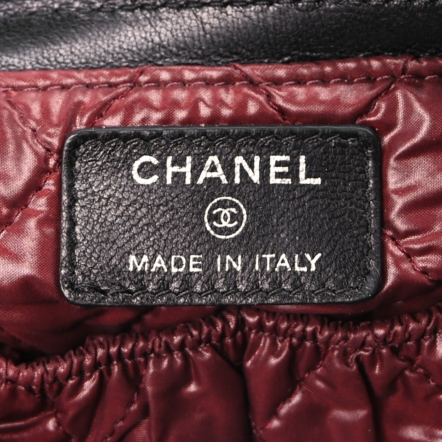 Chanel Lambskin Quilted Flap Cosmetic Case Black 6 of 8