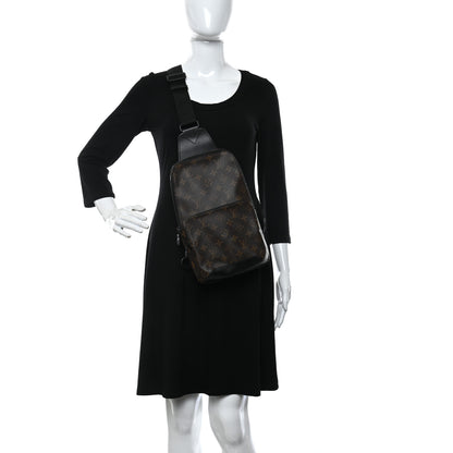 Louis Vuitton Monogram Macassar Avenue Sling Bag 2 of 10