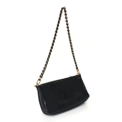 Louis Vuitton Empreinte Monogram Giant Multi Pochette Accessories  Black 2 of 8