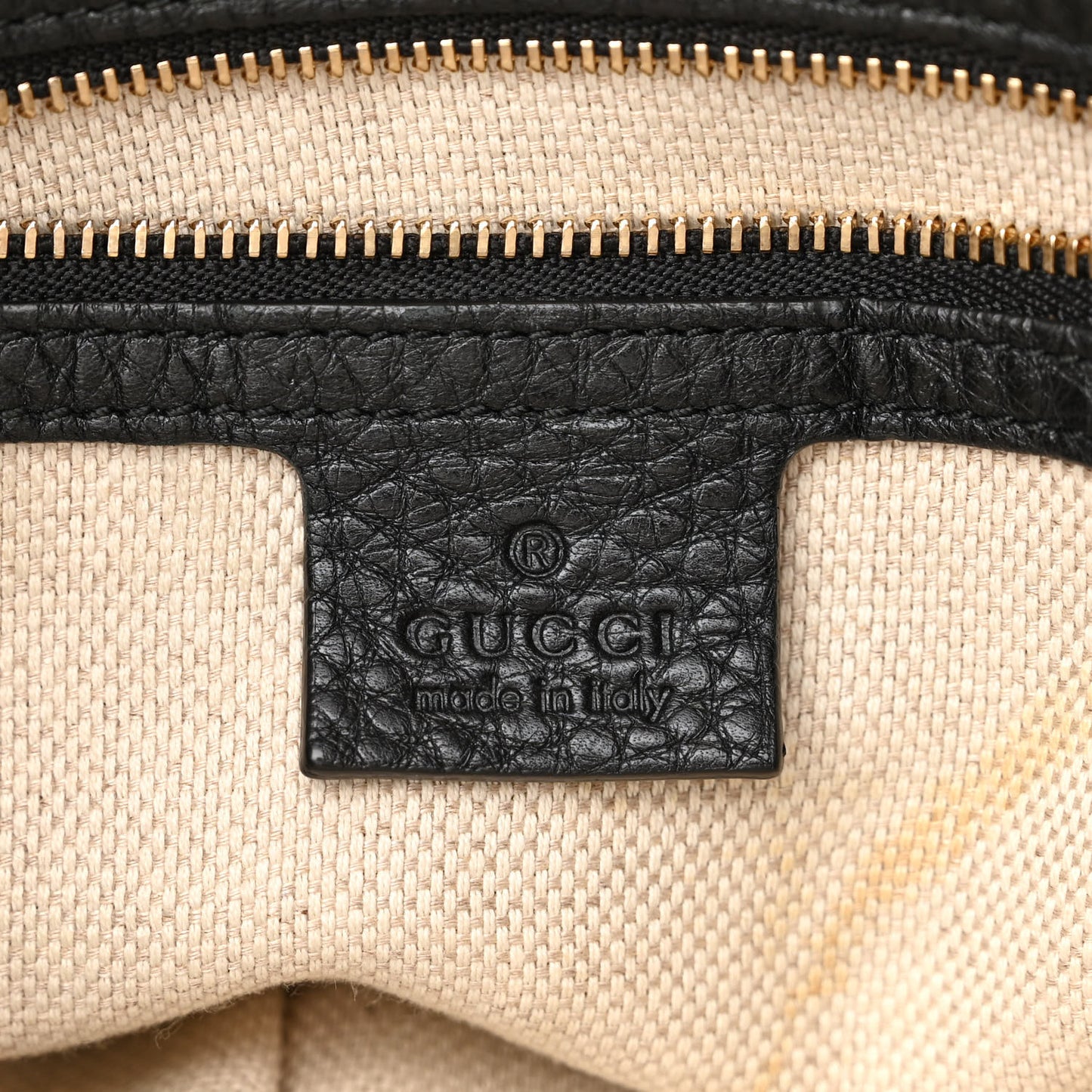 Pebbled Calfskin Medium Soho Shoulder Bag Black