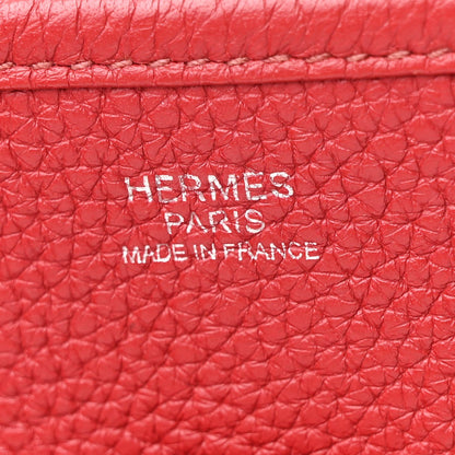 Hermes Taurillon Clemence Evelyne III PM Rouge Vif 6 of 7
