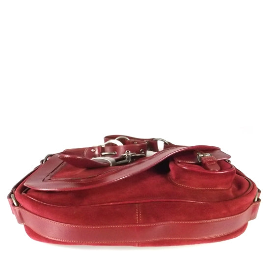 Leather Suede Gaucho Red
