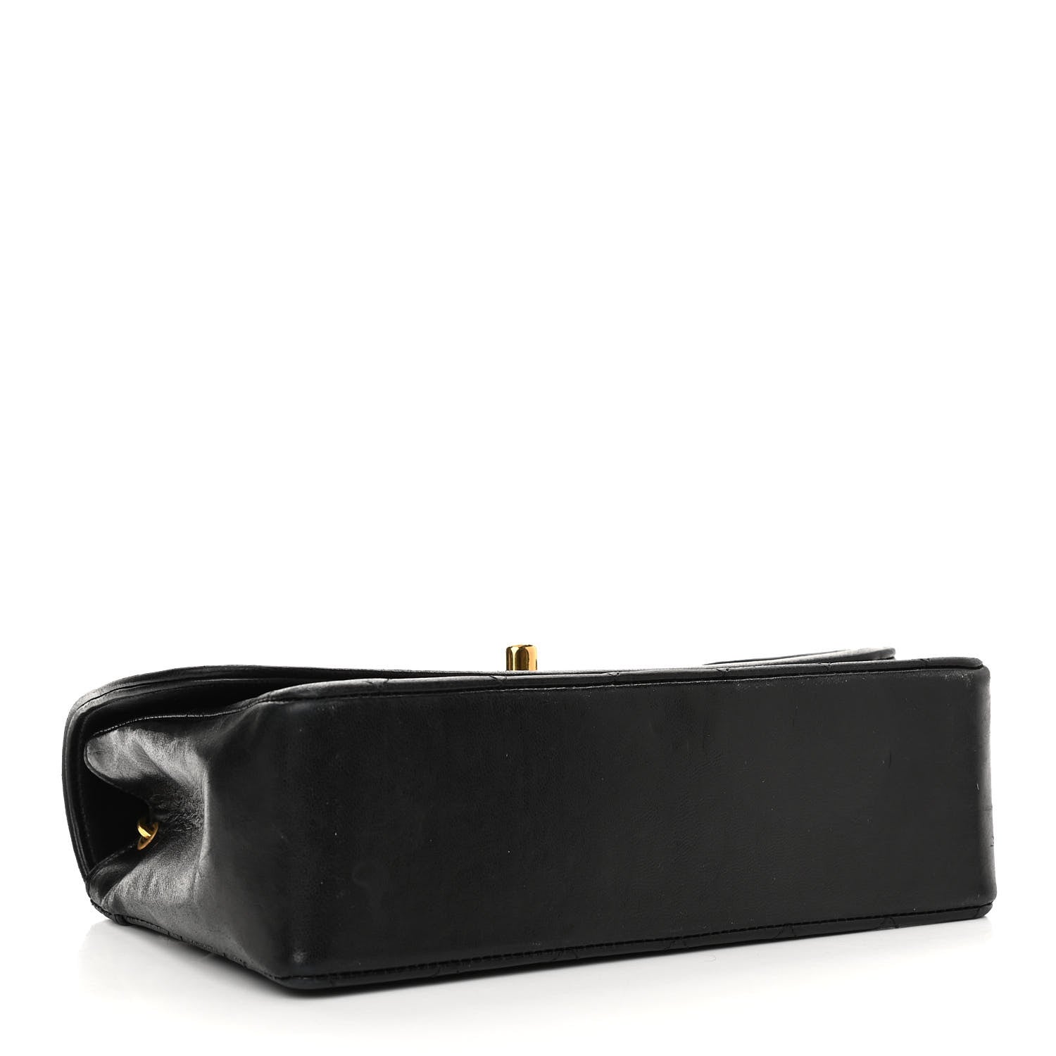 Chanel Lambskin Quilted Medium Single Flap Black 4 of 13