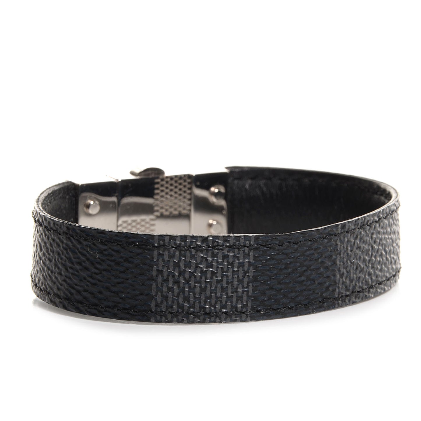 Damier Graphite Check It Reversible Bracelet 19