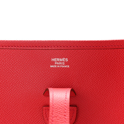 Hermes Epsom Evelyne PM Vermillion 5 of 9