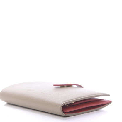 Celine Grained Calfskin Large Multifunction Strap Wallet Pop Red Chalk 9 of 11