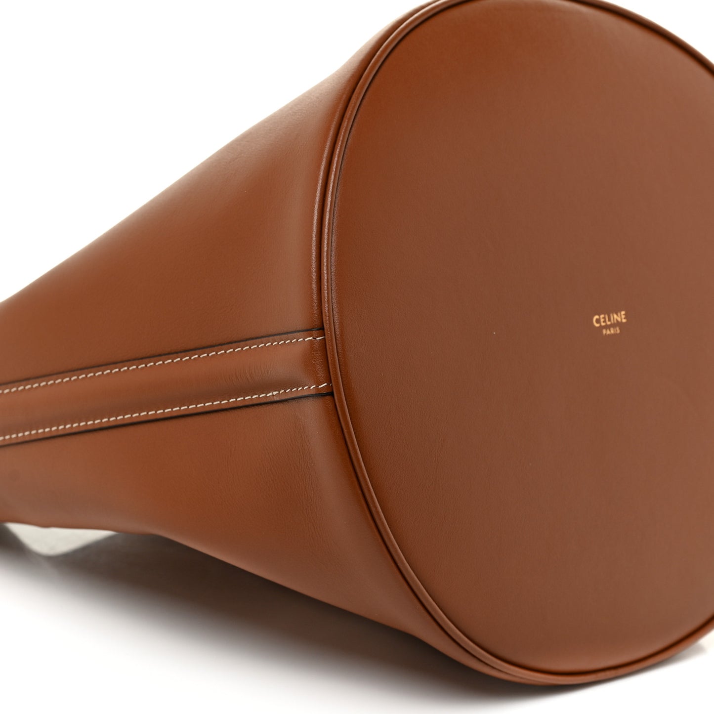 Smooth Calfskin Bucket 16 Bag Tan