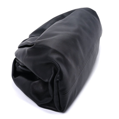 Bottega Veneta Smooth Butter Calf The Pouch Oversized Clutch  Black 7 of 8