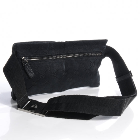 Gucci GG Monogram Double Pocket Belt Bag Black 3 of 9