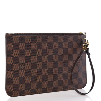 Louis Vuitton Damier Ebene Neverfull MM GM Pochette 3 of 11