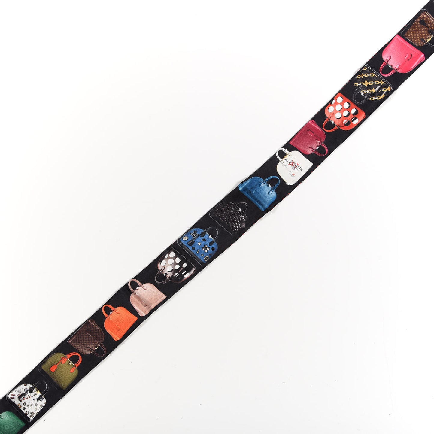 Silk Monogram Tribute To Alma BB Bandeau Black