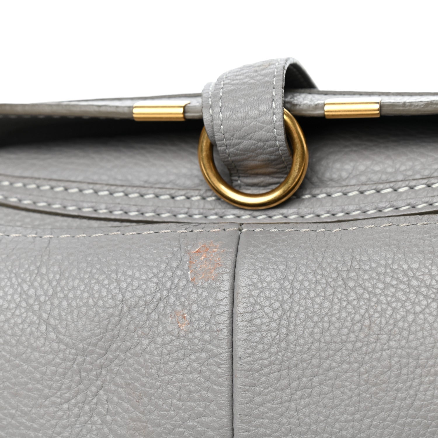 Chloe Calfskin Medium Marcie Satchel Cashmere Grey 9 of 11