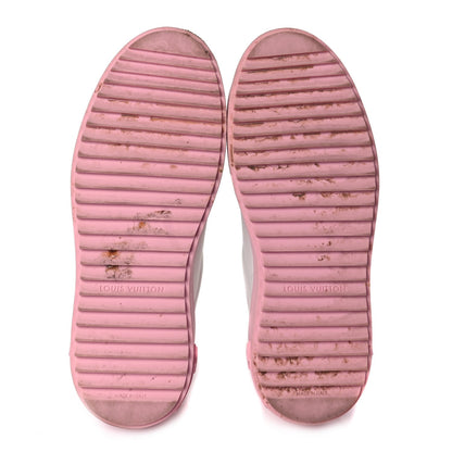 Louis Vuitton Monogram Time Out Sneakers 36 White Pink 5 of 8