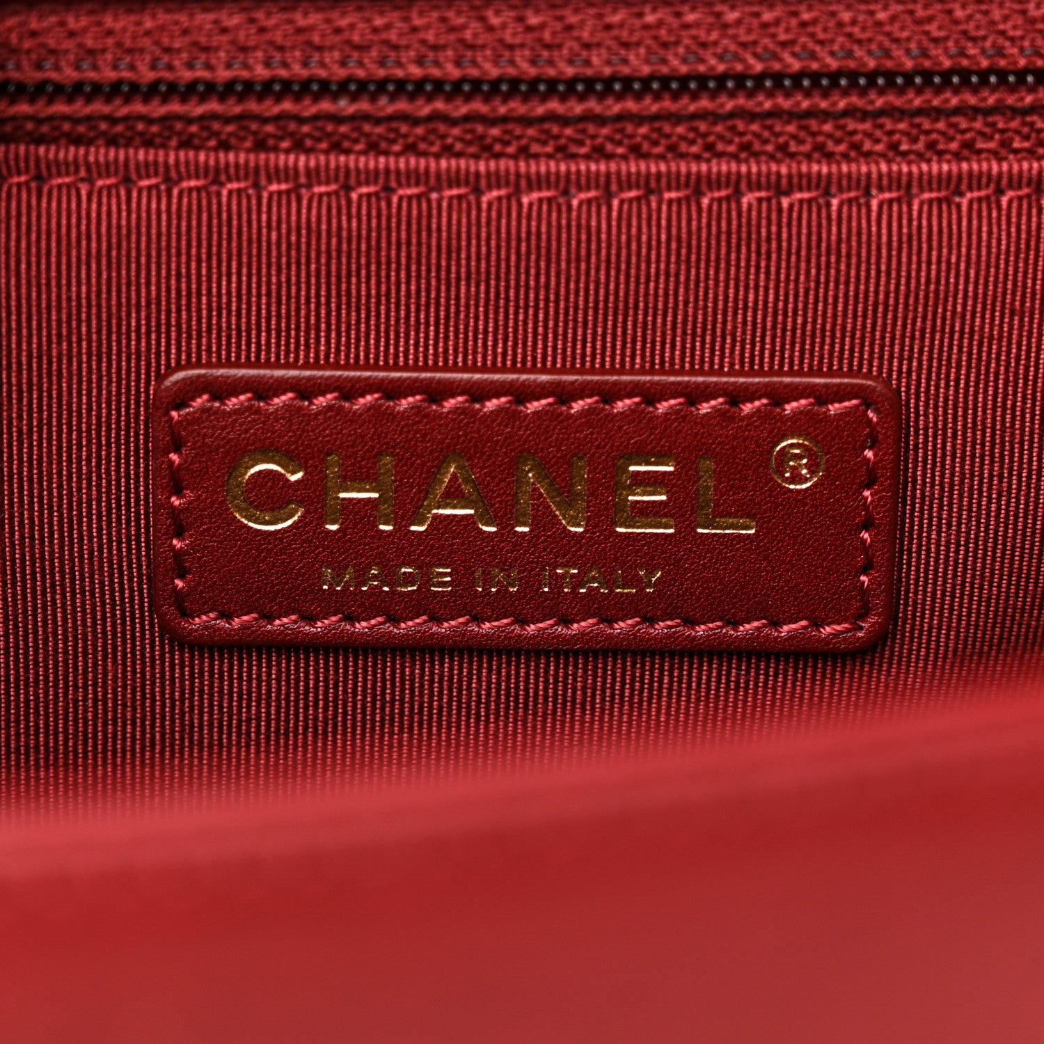 Chanel Lambskin Quilted Large Boy Flap Red 6 of 10