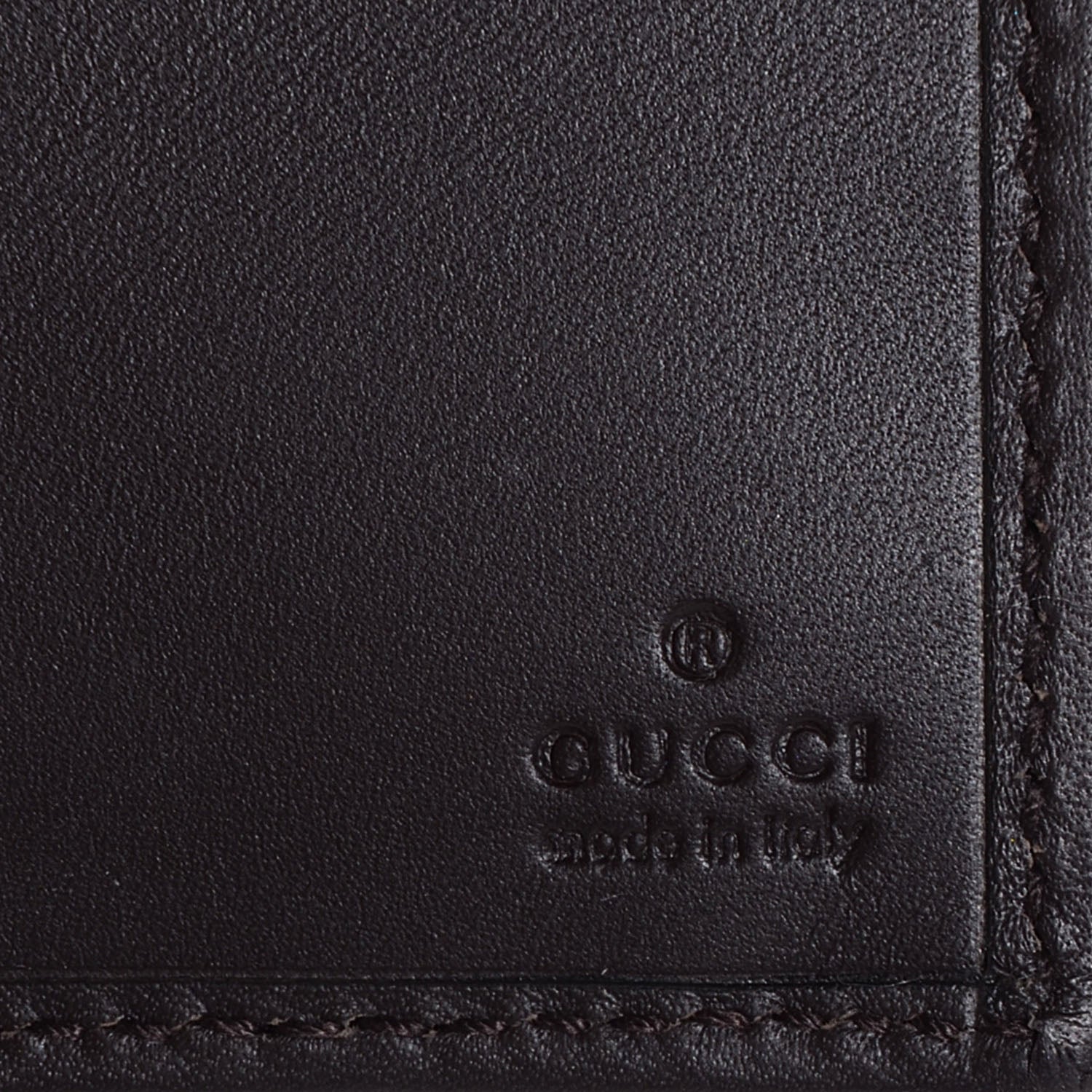 Gucci Monogram Calfskin Ladies Web Continental Wallet Beige Ebony Cocoa 6 of 7