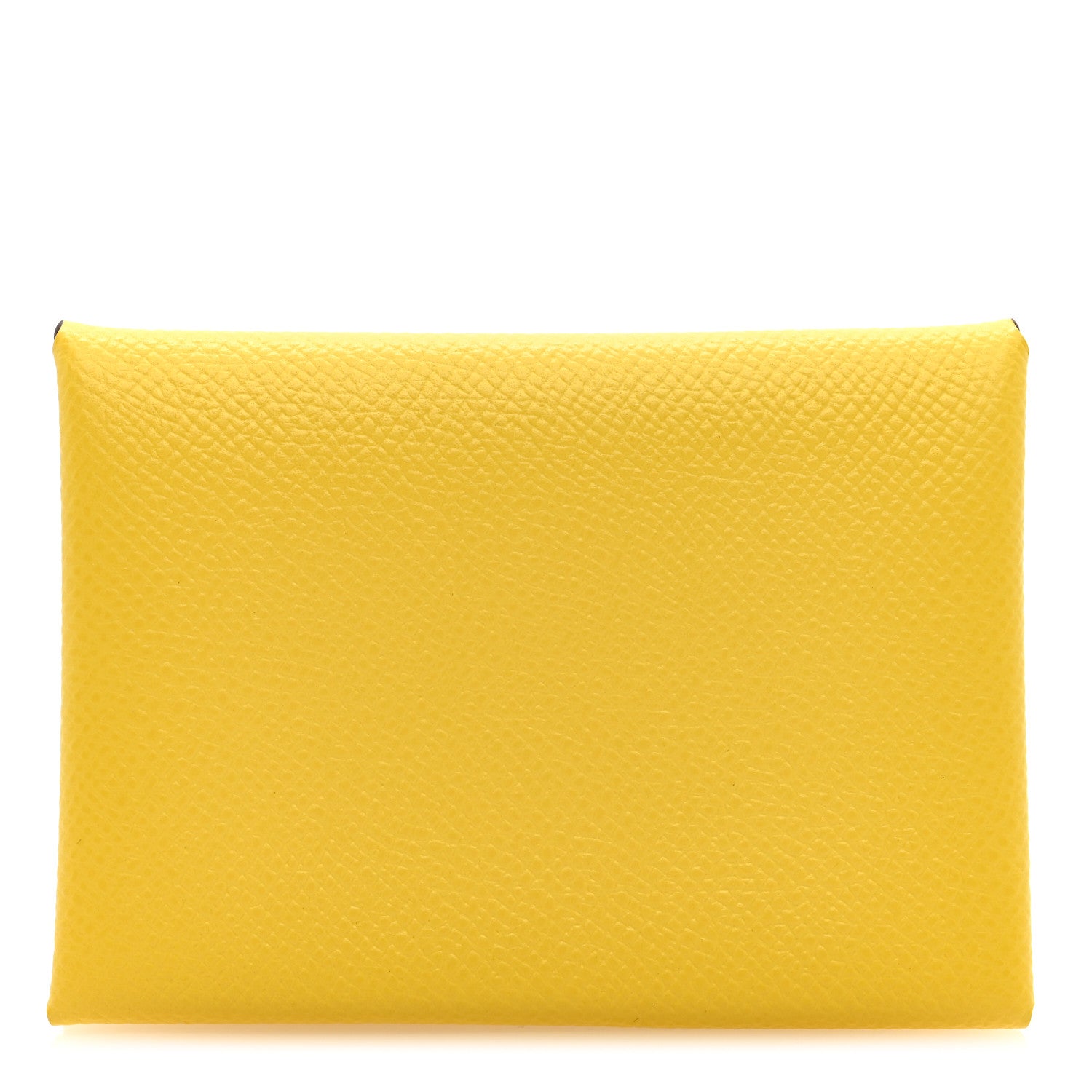 Hermes Epsom Calvi Duo Card Case Jaune De Naples 1 of 7