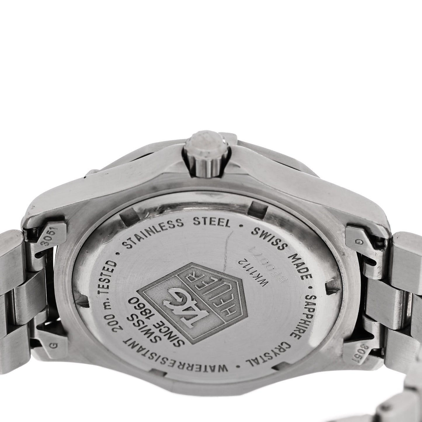 Stainless Steel 38mm Professional Quartz Watch Silver WK1112