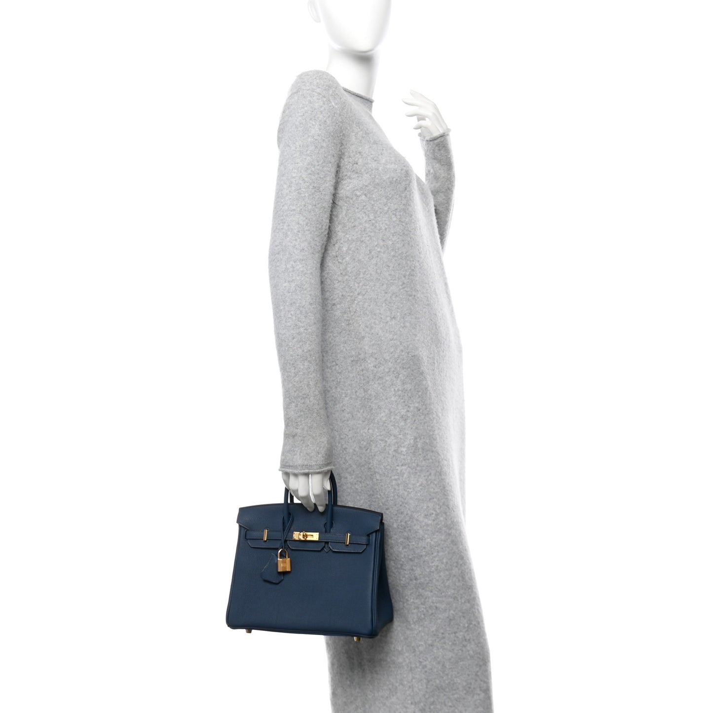 Togo Birkin 25 Bleu de Prusse