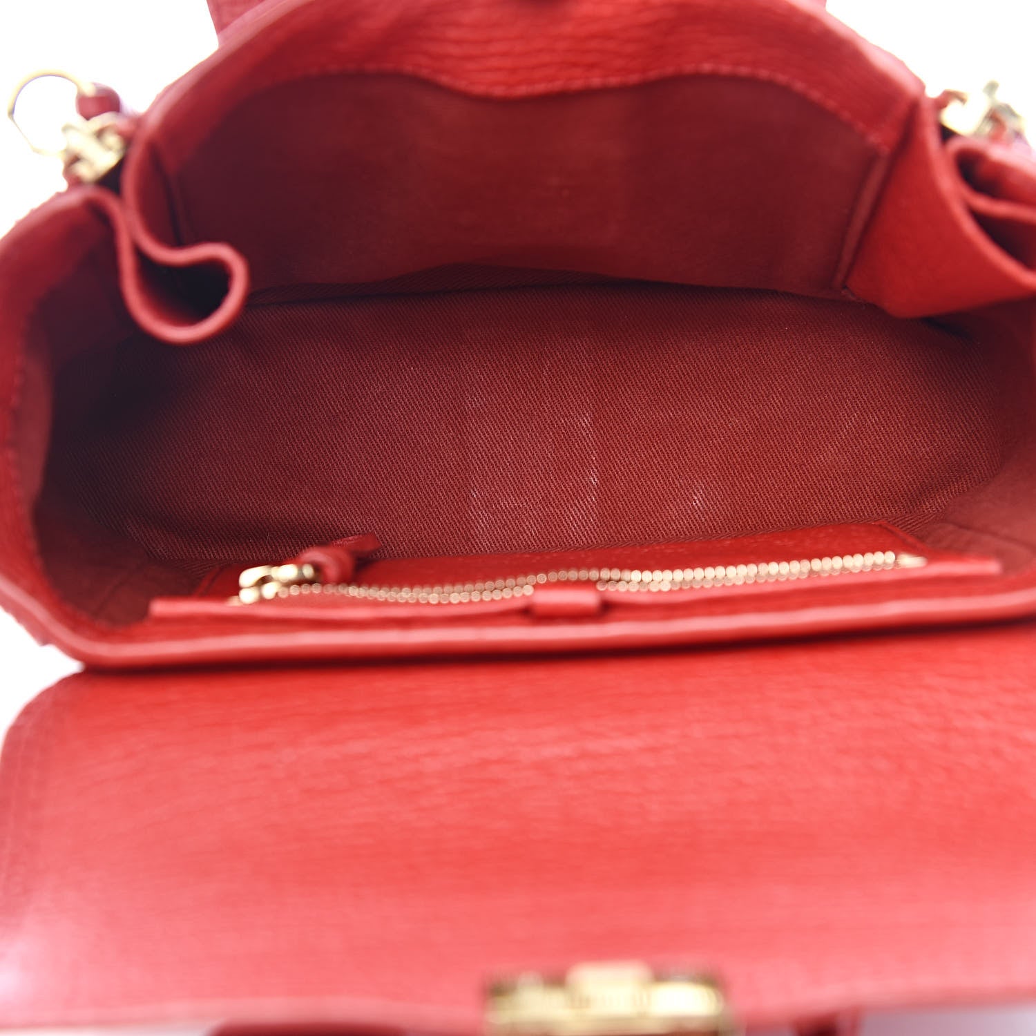 3.1 Phillip Lim 3.1 Textured Calfskin Mini Pashli Satchel Red 5 of 17