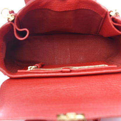 3.1 Phillip Lim 3.1 Textured Calfskin Mini Pashli Satchel Red 5 of 17