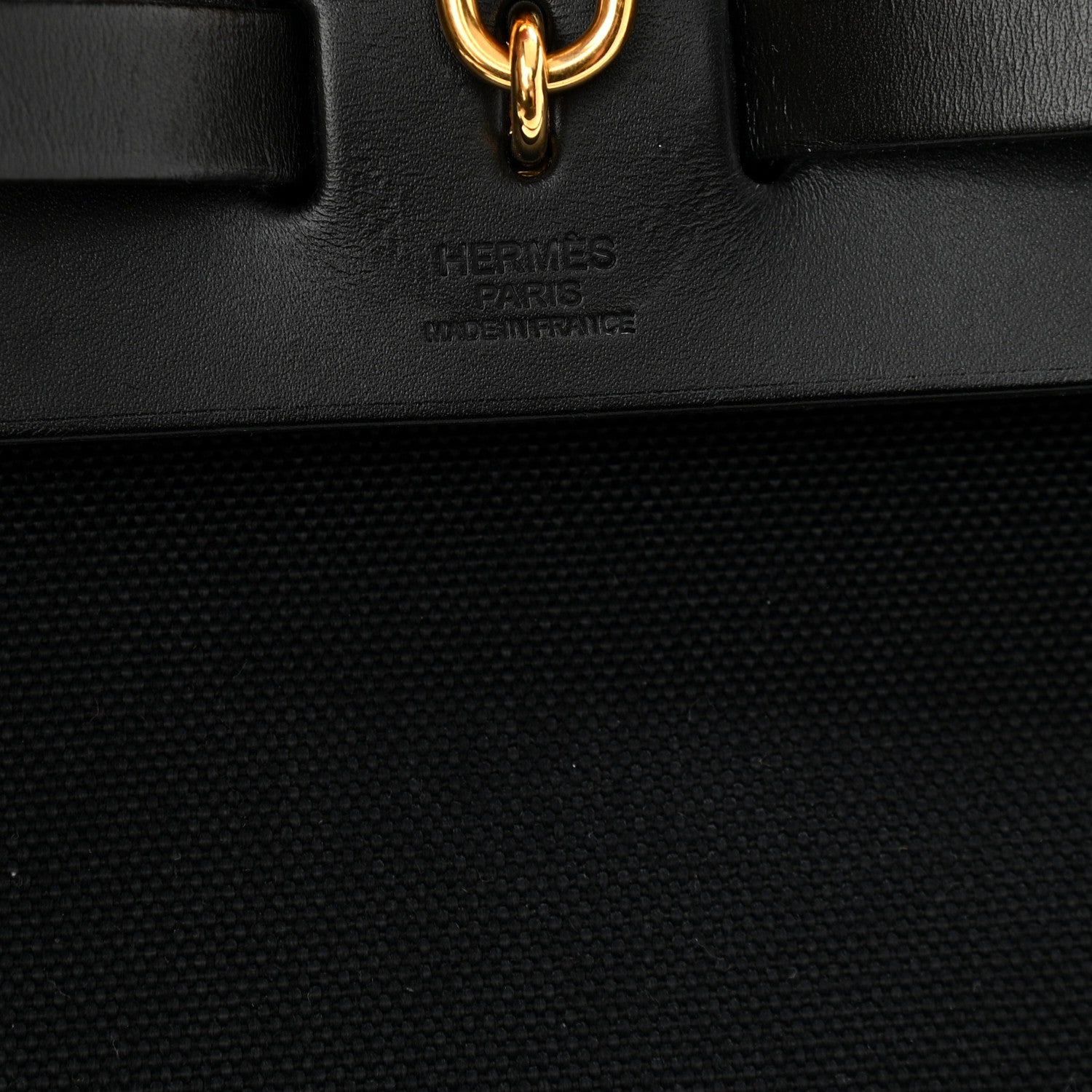 Hermes Toile Herbag Zip PM 31 Black 7 of 13