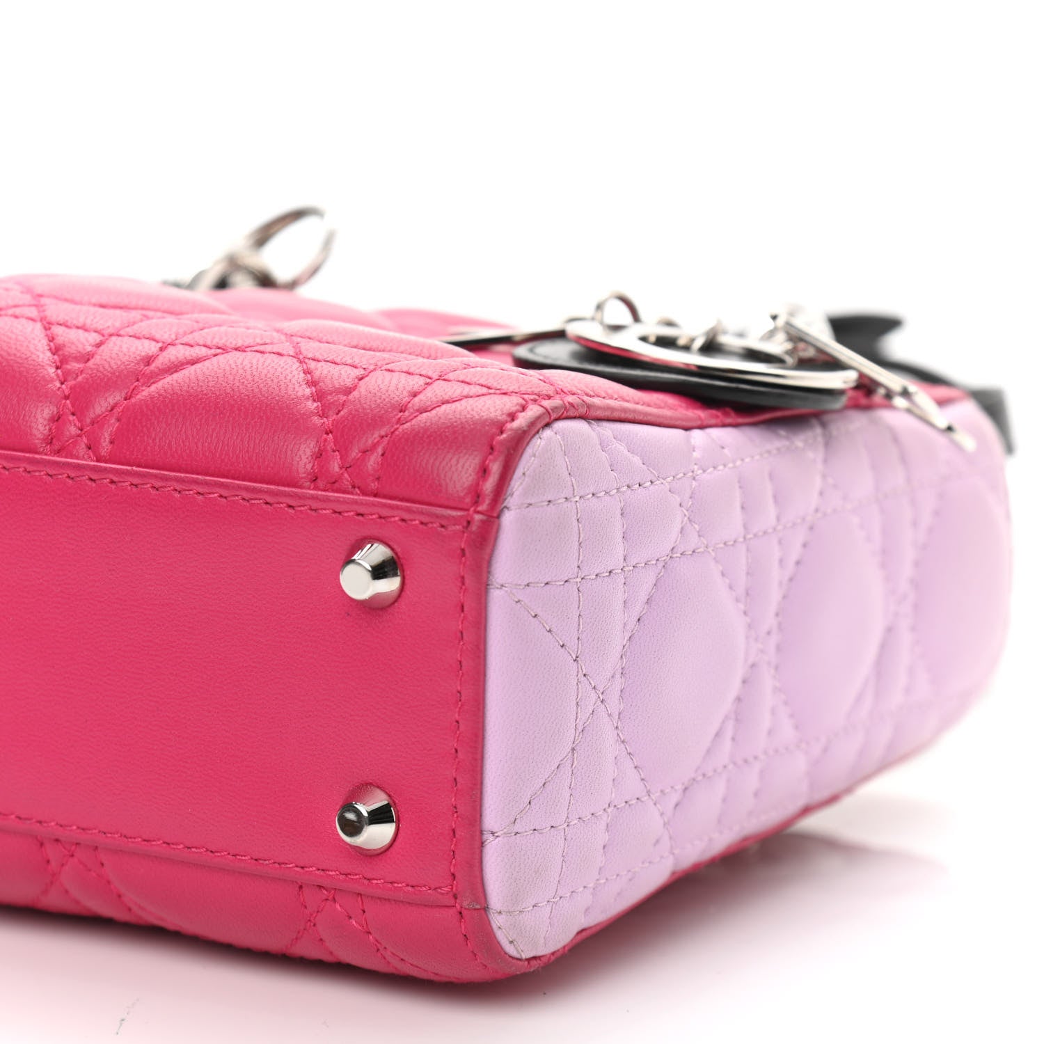 Christian Dior Lambskin Cannage Mini Lady Dior Multicolor 5 of 10