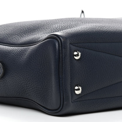 Hermes Taurillon Clemence Victoria II 35 Bleu Nuit 7 of 8