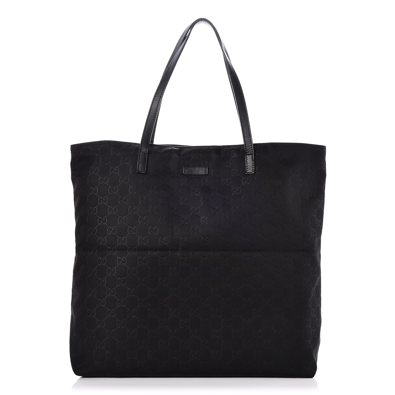 Gucci Nylon Monogram Large Tote Black 1 of 7