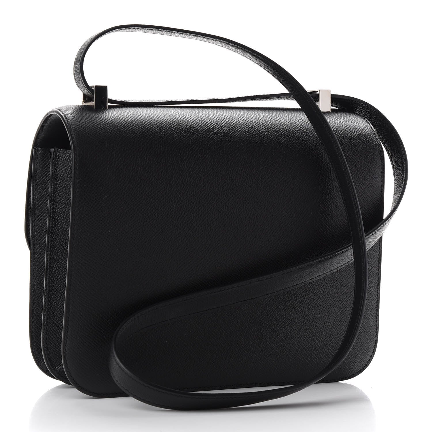 Hermes Epsom Horseshoe Enamel Constance 24 Black 3 of 24