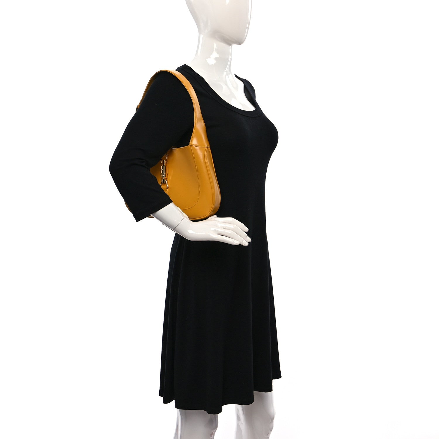 Gucci Boarded Dyana Lux Calfskin Small Jackie 1961 Hobo Crop 2 of 11