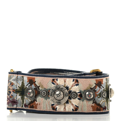 Christian Dior Canvas Embroidered Studded KaleiDiorscopic Shoulder Strap Multicolor 2 of 11