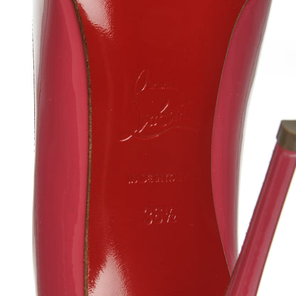 Christian Louboutin Patent Pigalle Follies 100 Pumps 36.5 Bonbon 5 of 7