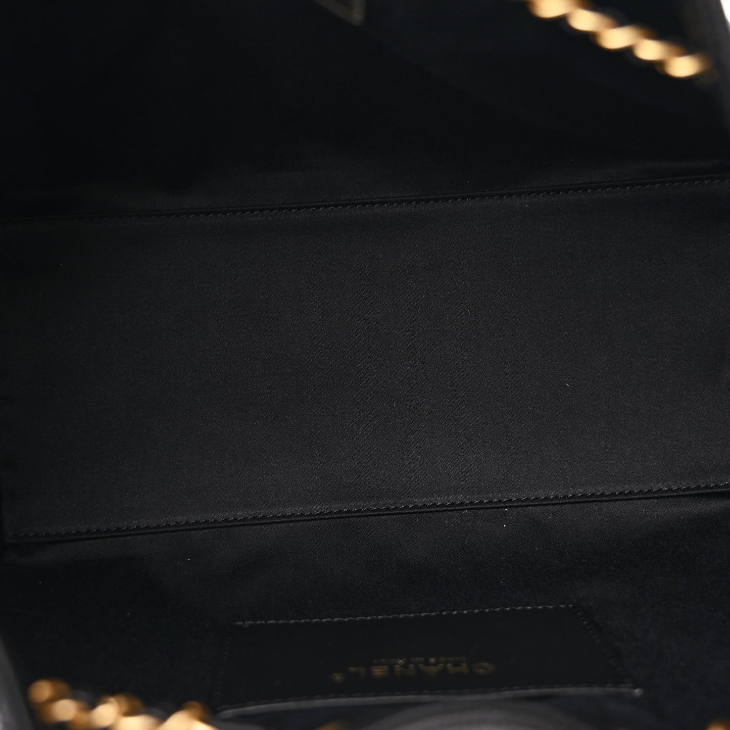 Caviar Quilted Small Chanel 25 Handbag Black
