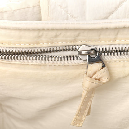 Bottega Veneta Nylon Intrecciato Padded Tech Maxi Cassette Bag White 13 of 15