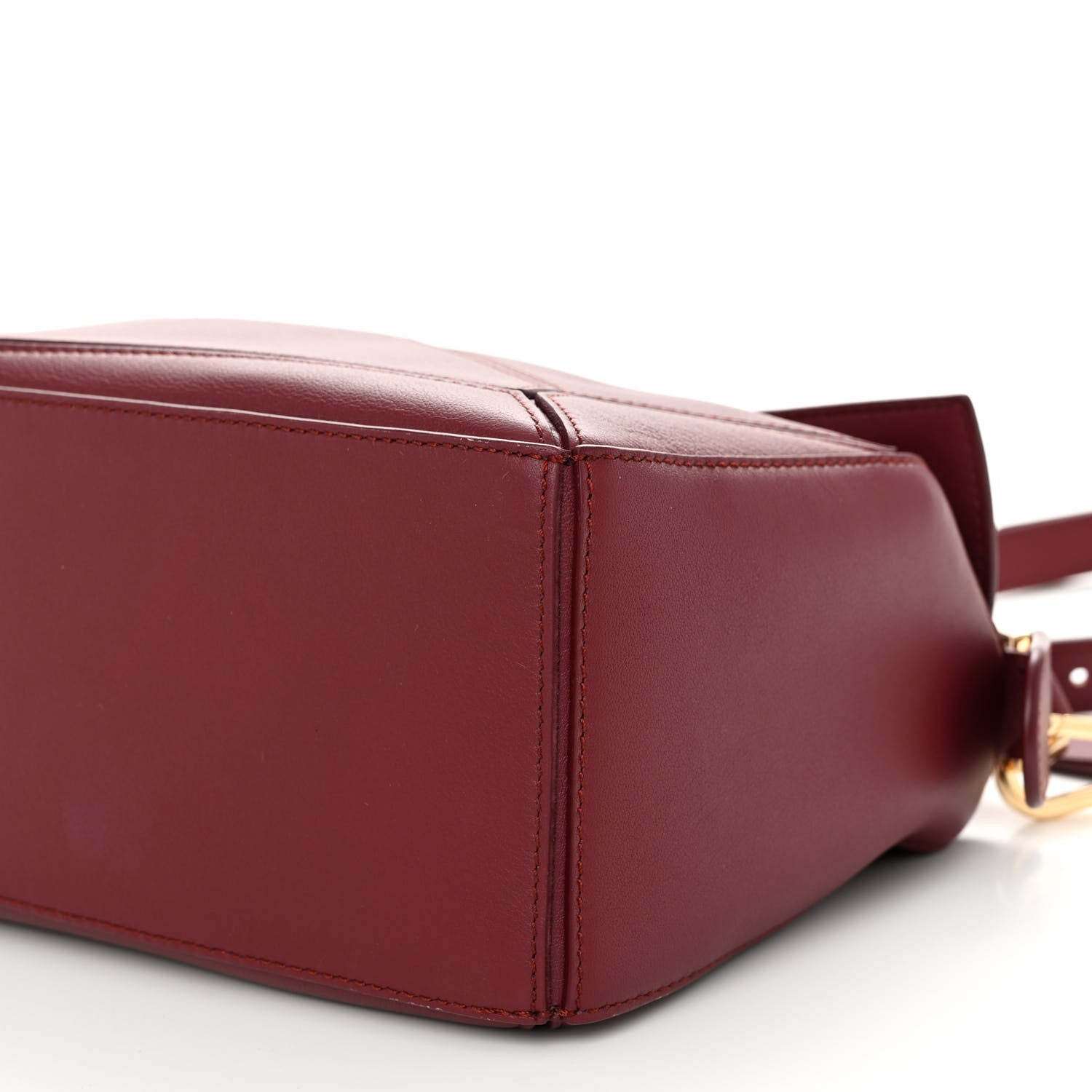 Loewe Calfskin Small Puzzle Bag Wine 9 of 9
