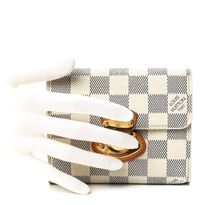Louis Vuitton Damier Azur Joey Wallet 2 of 14
