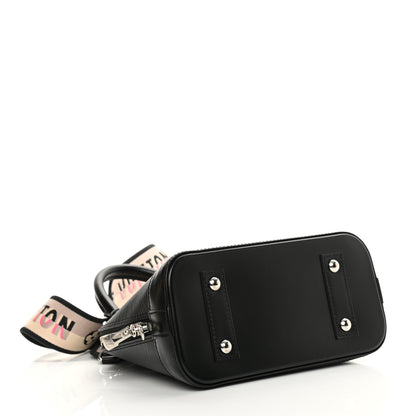 Louis Vuitton Epi Jacquard Alma BB Black 4 of 10