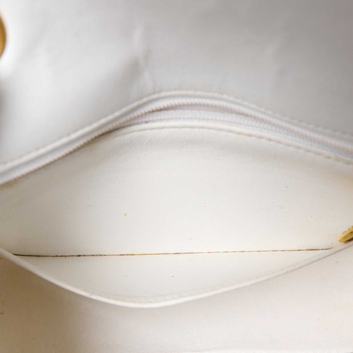 Lambskin Vertical Quilt Mini Flap Black White