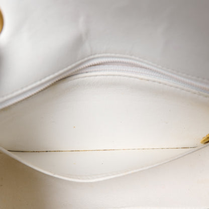 Chanel Lambskin Vertical Quilt Mini Flap Black White 18 of 18