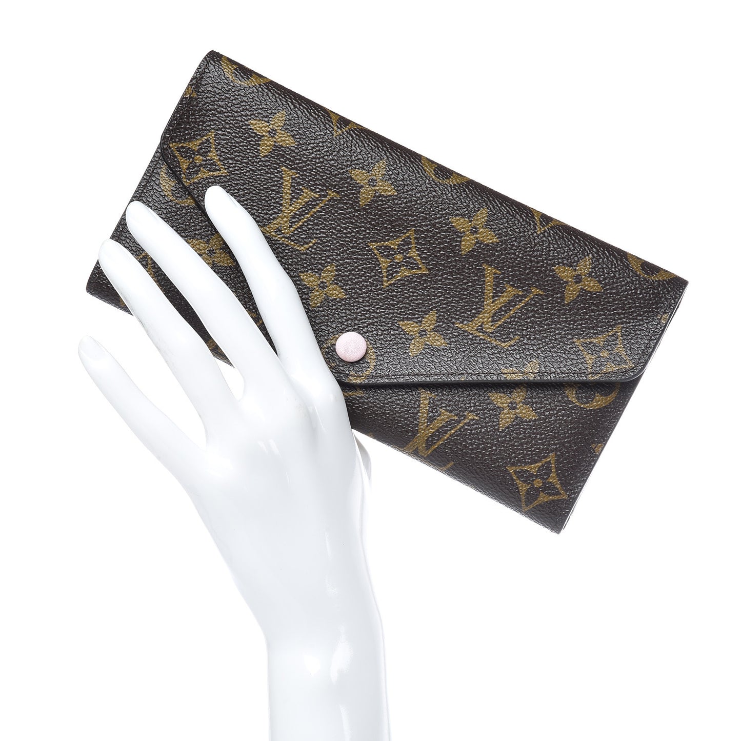 Monogram Josephine Wallet Rose Ballerine