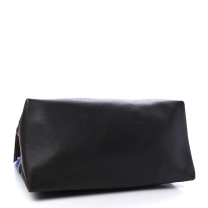 Celine Calfskin Suede All Soft Shoulder Bag Indigo 3 of 5