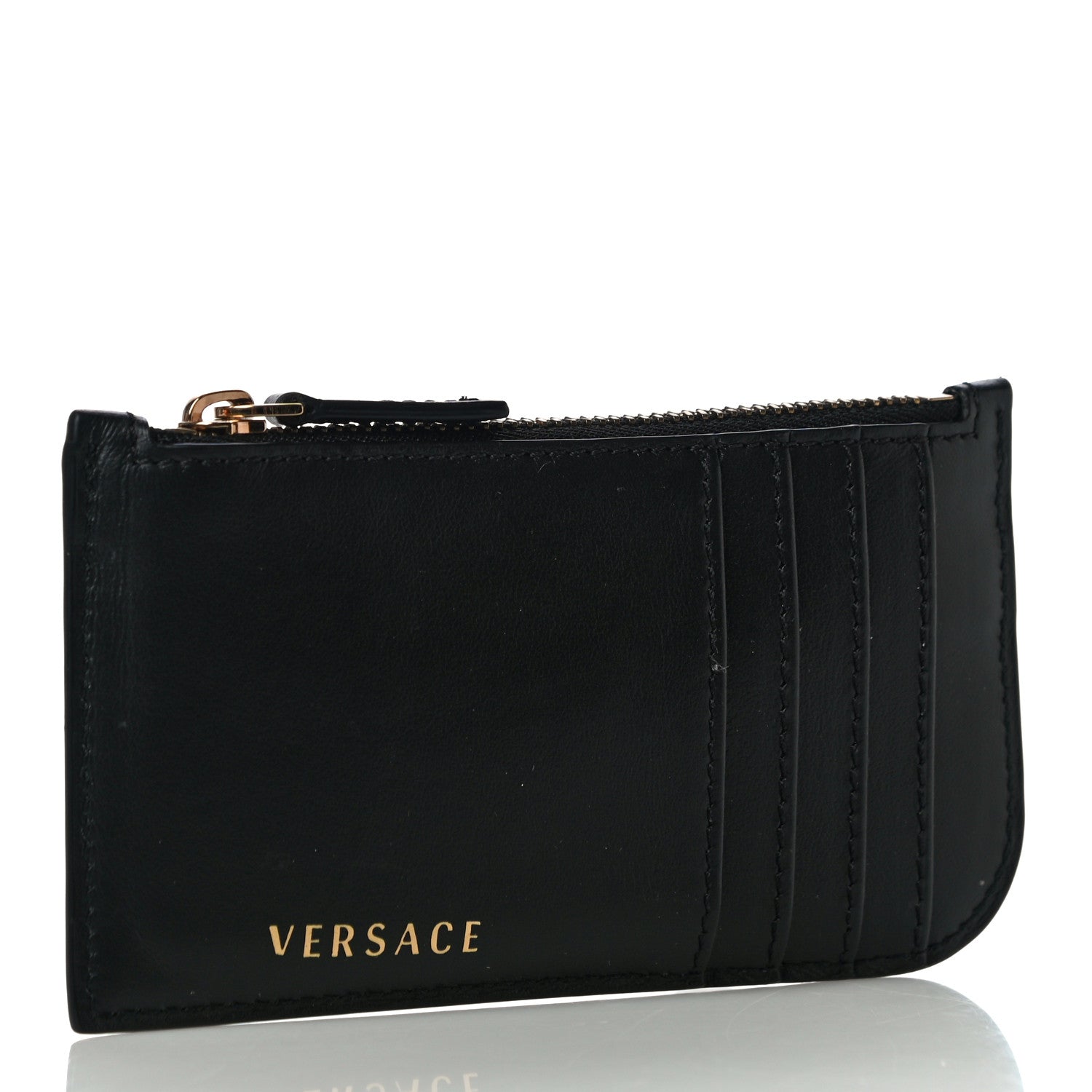 Versace Nappa Virtus Zip Pouch Card Holder 3 of 10