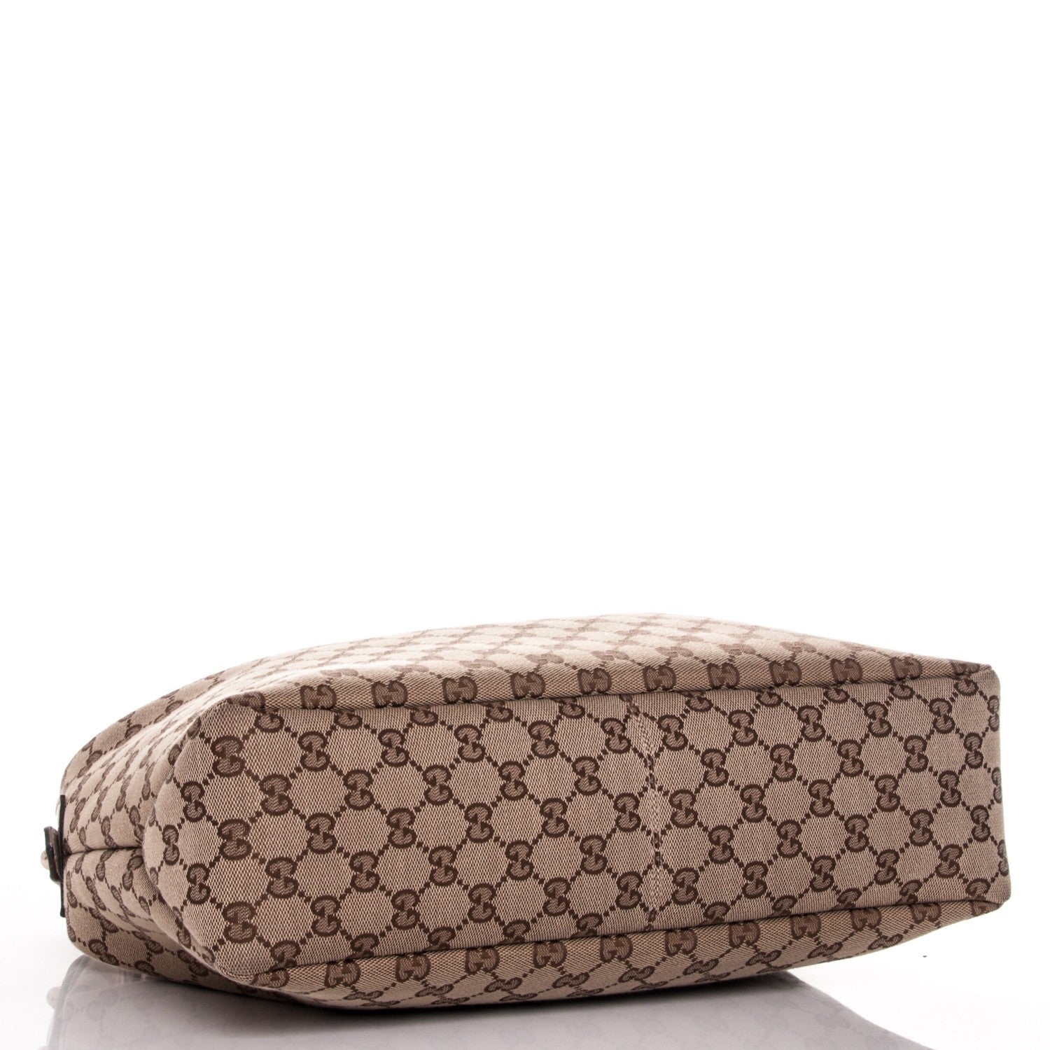 Gucci Monogram Medium Horsebit Chain Hobo Off White 4 of 7