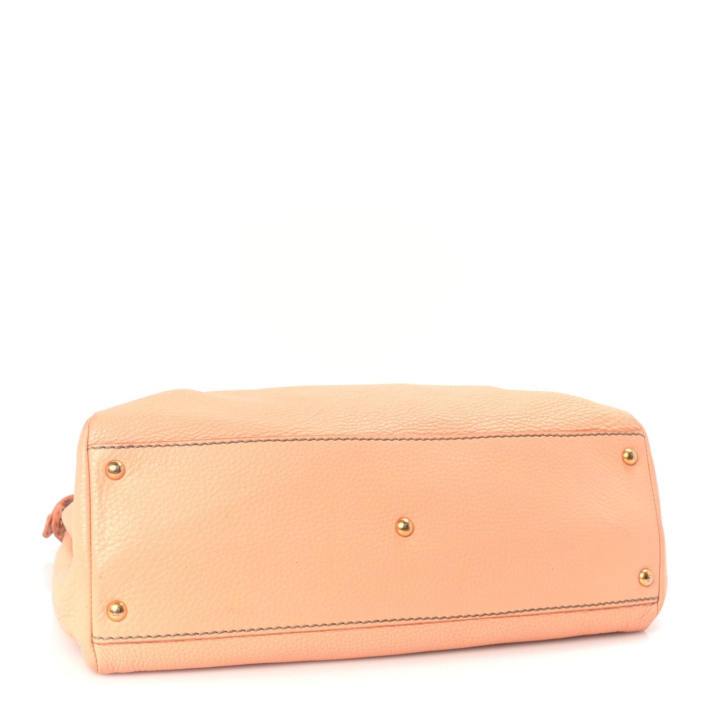 Cuoio Romano Selleria Bi-Color Large Peekaboo Iconic Satchel