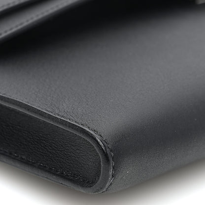 Hermes Swift Kelly Cut Clutch Pochette Black 9 of 13