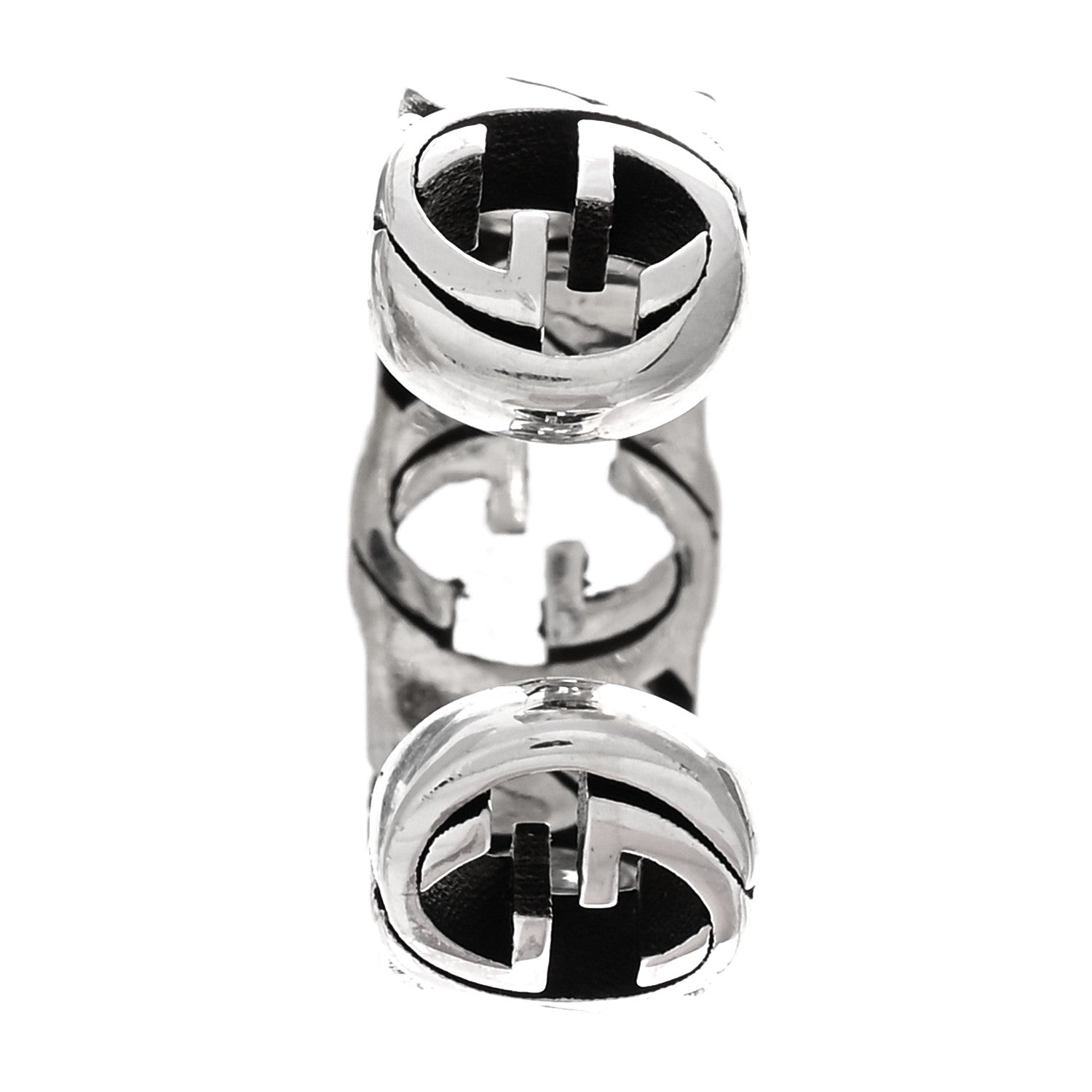 Gucci Sterling Silver Interlocking G Ear Cuff 3 of 4