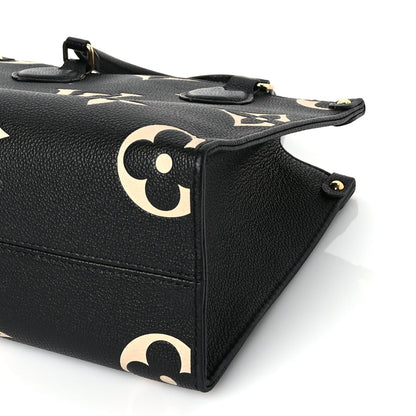 Louis Vuitton Empreinte Monogram Giant Onthego PM Black Beige 9 of 9